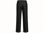 Pantalon droit à pinces noir